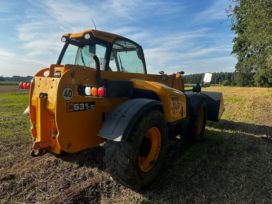Ładowarka teleskopowa JCB.     Usługa. Wynajem.  Tanio