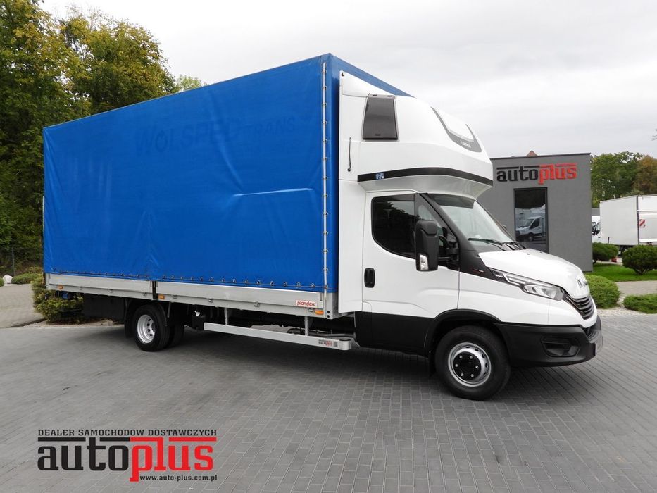 Iveco DAILY 72C18 PLANDEKA WINDA 14 PALET WEBASTO TEMPOMAT LEDY BLIŹNIACZE KOŁA KLIMATYZACJA  180KM  stan bardzo dobry, nie wymaga nakładów finansowcyh dostępny od ręki