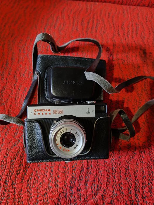 Діапроектор із слайдами, діаскоп, фотоапарат Смена 8М