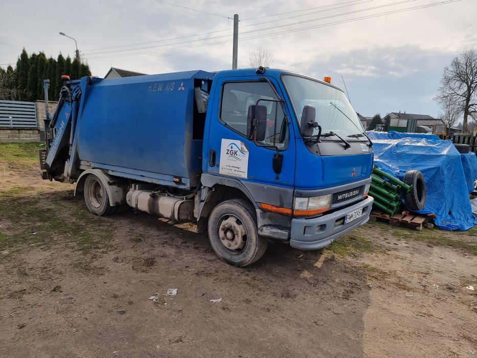 Mitsubishi canter śmieciarka na części