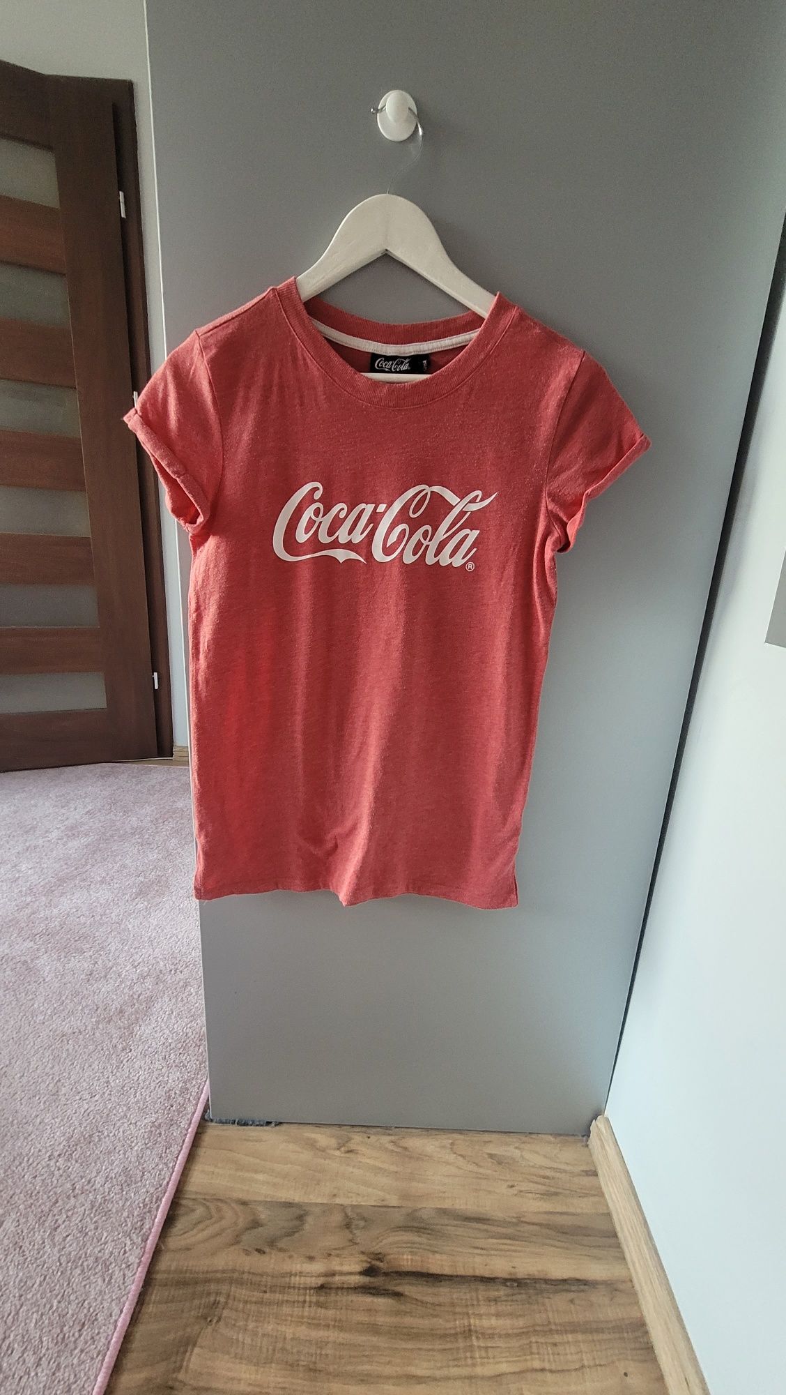 Koszulka damska M (38) Coca-Cola bluzka na krótki rękaw T-shirt