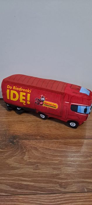 Ciężarówka czesio gang biedroniaków biedronka zabawka maskotka pluszak