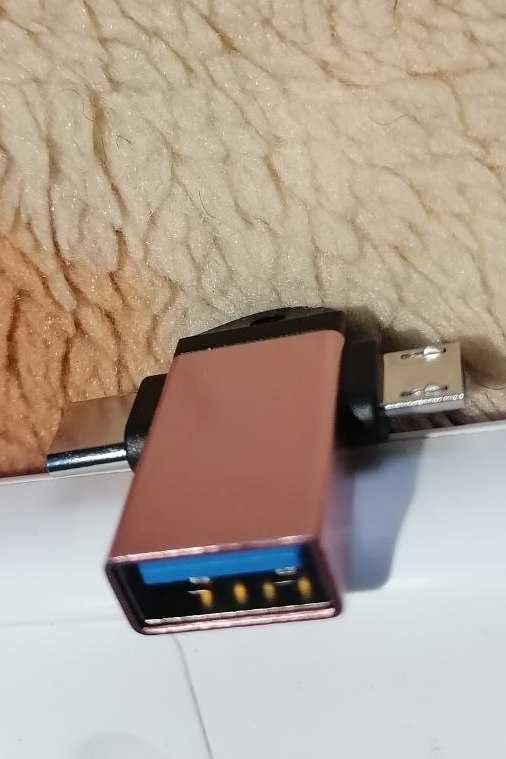 Переходник USB Type C, USB 3.0.Адаптер OTG USB 3.0 Type-C + Micro USB.