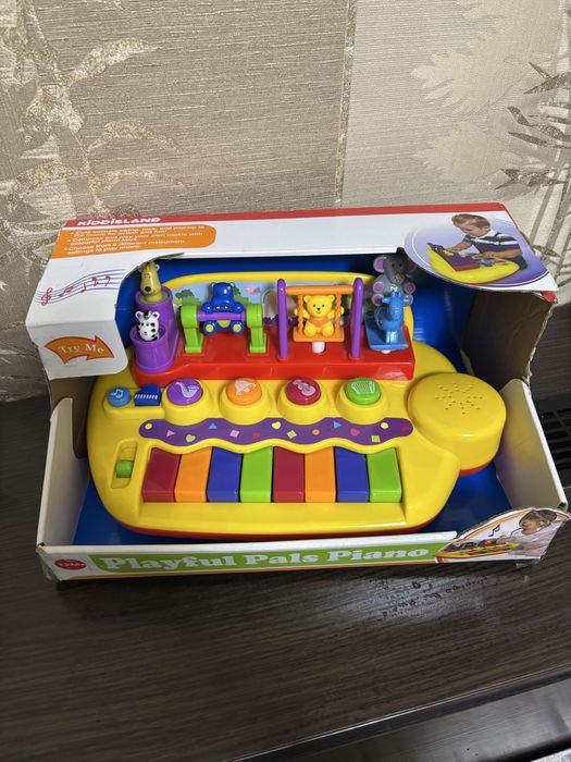 Піаніно Kiddi Smart Звірята на гойдалці. Інтерактивна іграшка