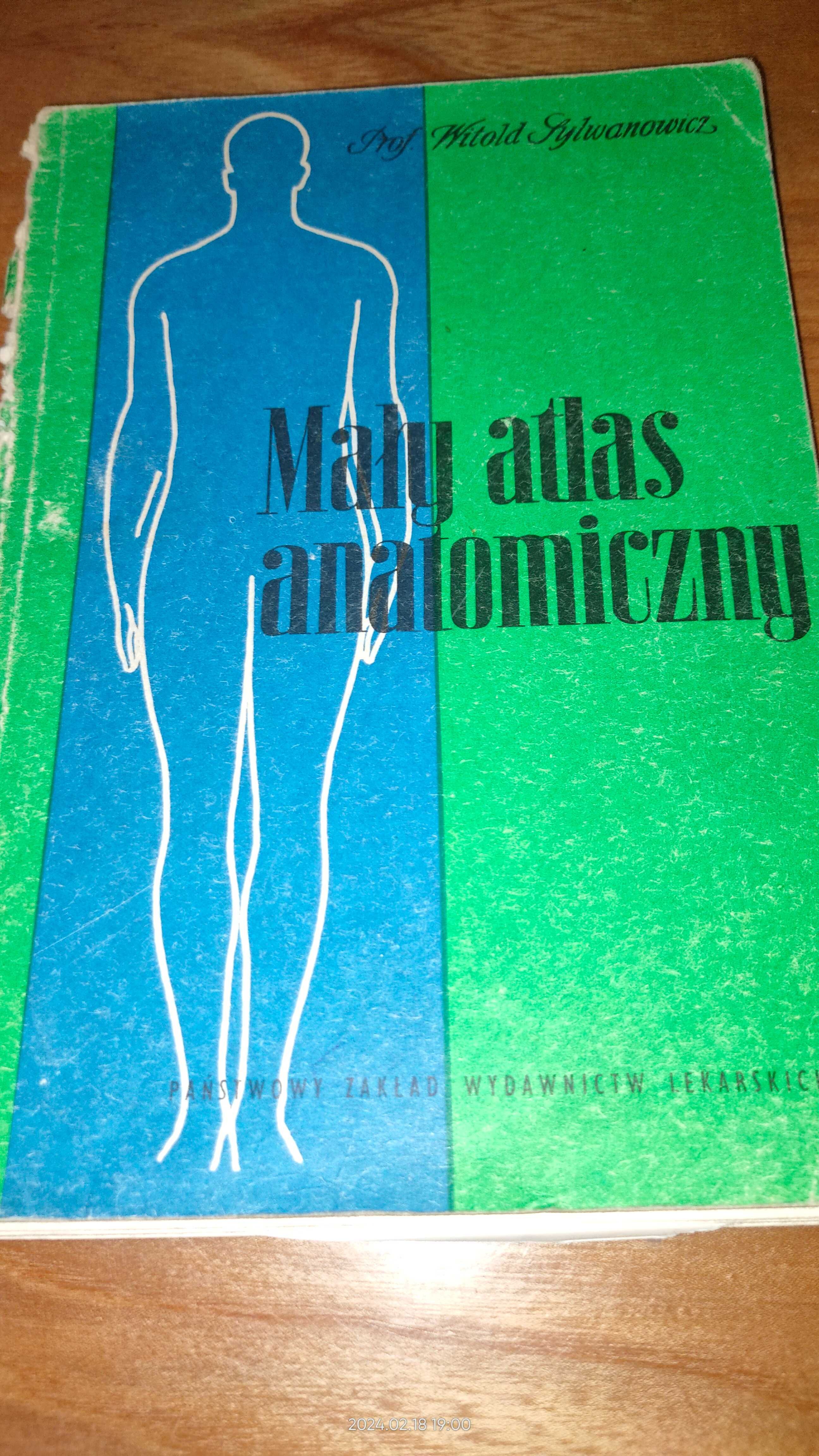 Maly atlas anatomiczny Prof. Witold Sylwanowicz