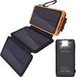 Oxsaytee Solar Power Bank, przenośna ładowarka solarna 24000 mAh