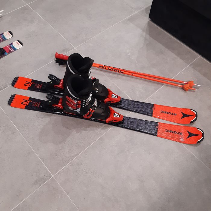 narty Atomic redster 110cm+buty 22.5cm