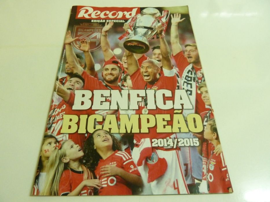 Revistas Record e Mistica Benfica Tetra Campeão