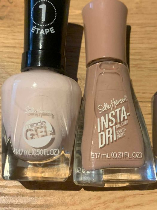 Sally Hansen Eveline Rival odżywcze lakiery do paznokci nude x 4 szt