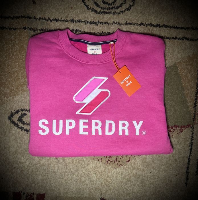 Superdry Pink Oversize bluza damska nowa