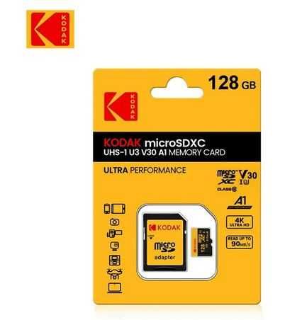 Карта памяти Kodak microSDXC 128 гб(оригинал)