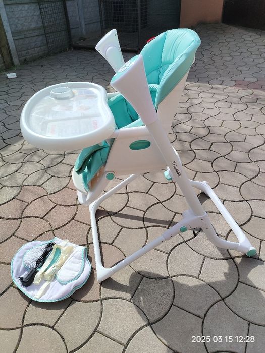 Стільчик для годування,гойдалка Carrello Triumph 3в1.