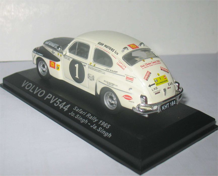 Volvo PV544 - Vencedor Rally East African Safari 1965 - Joginder Singh