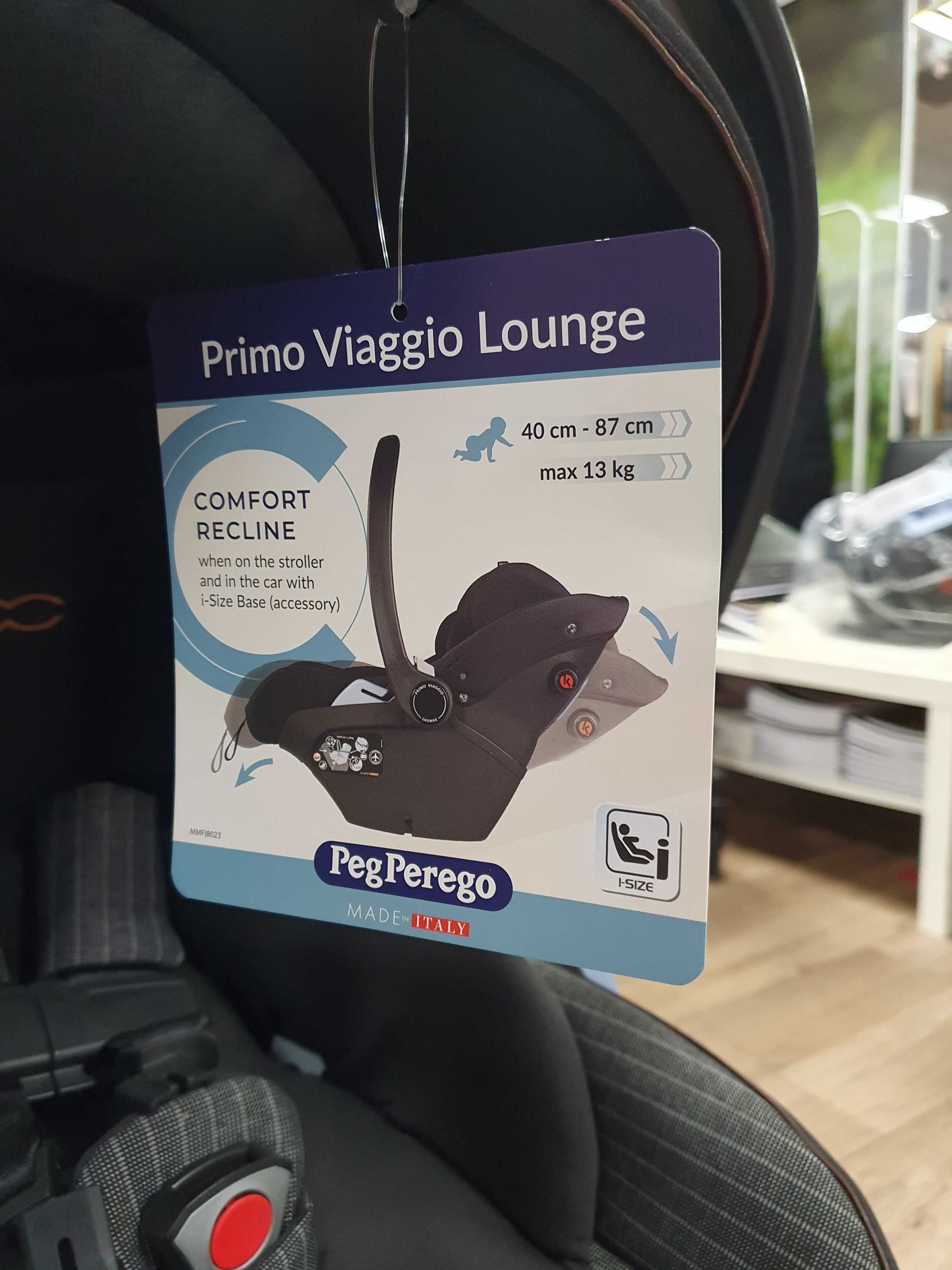 Peg Perego Primo Viaggio Lounge fotelik 0-13kg+baza Isofix rozkładany