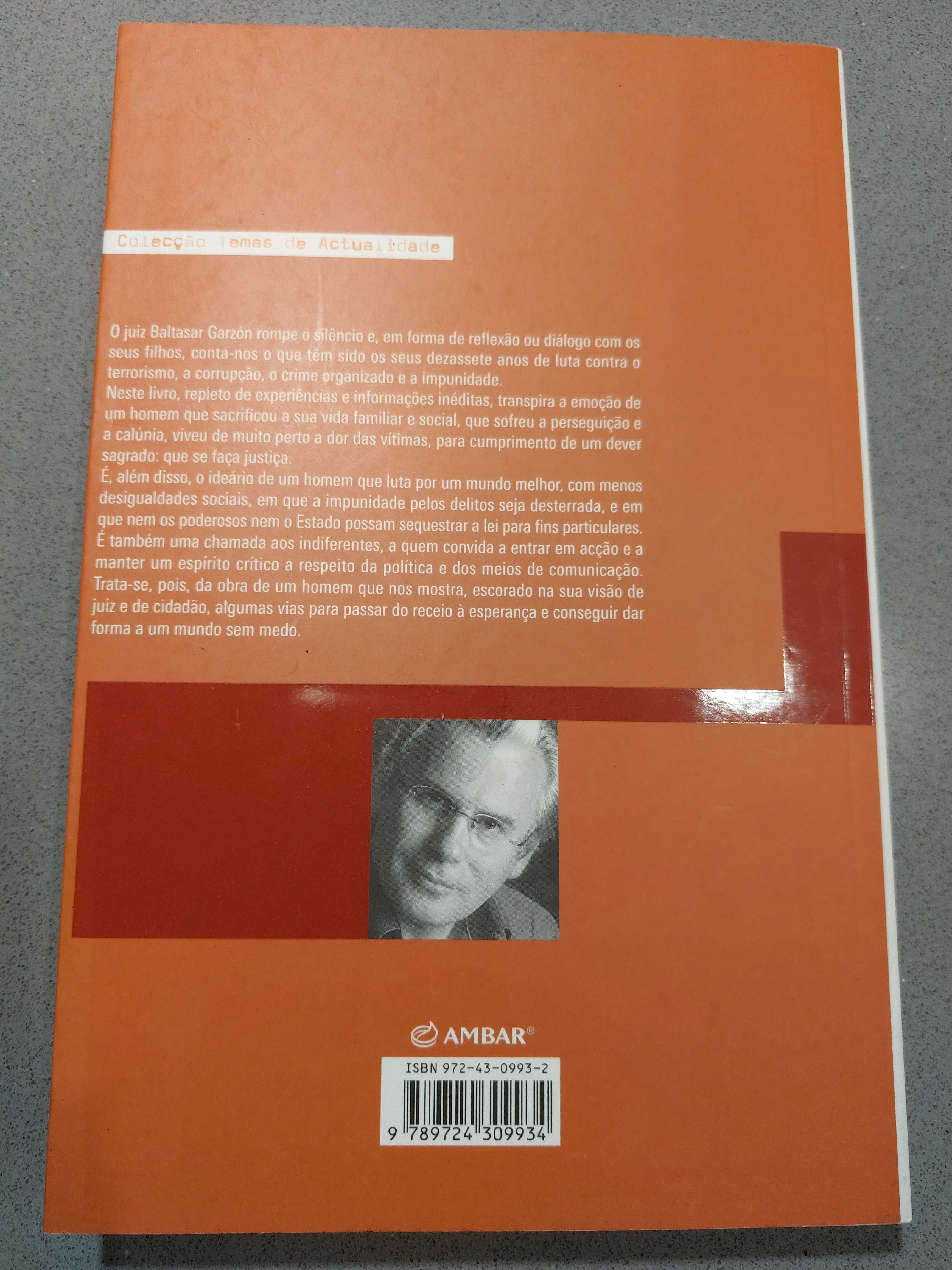Baltasar Garzon - Um Mundo sem Medo (PORTES GRATIS)