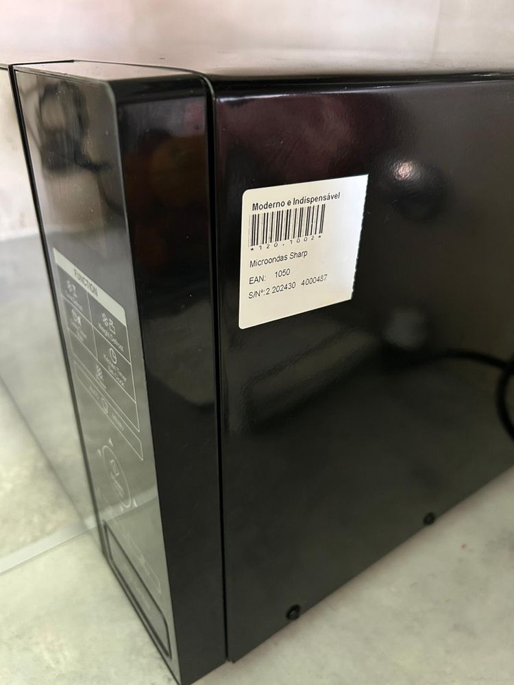 Microondas Sharp RBS232TB 23 Litros - Preto Espelhado