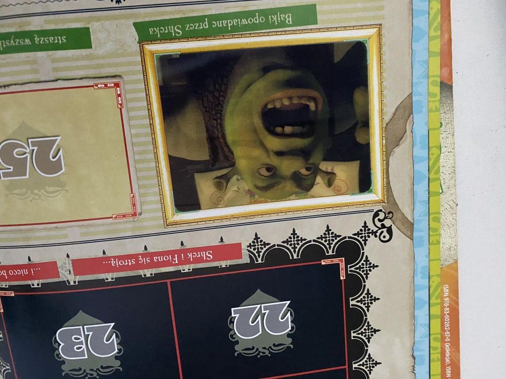 Mega kolekcja Shrek album na naklejki gazety Na tropie Shreka