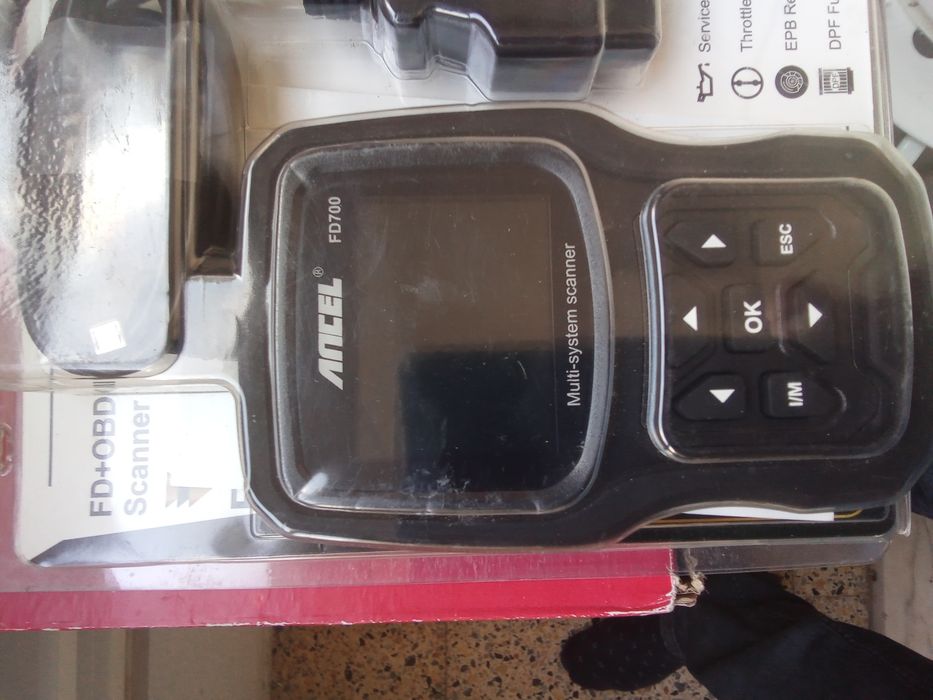 Máquina de diagnóstico automóvel para limpar erros nova