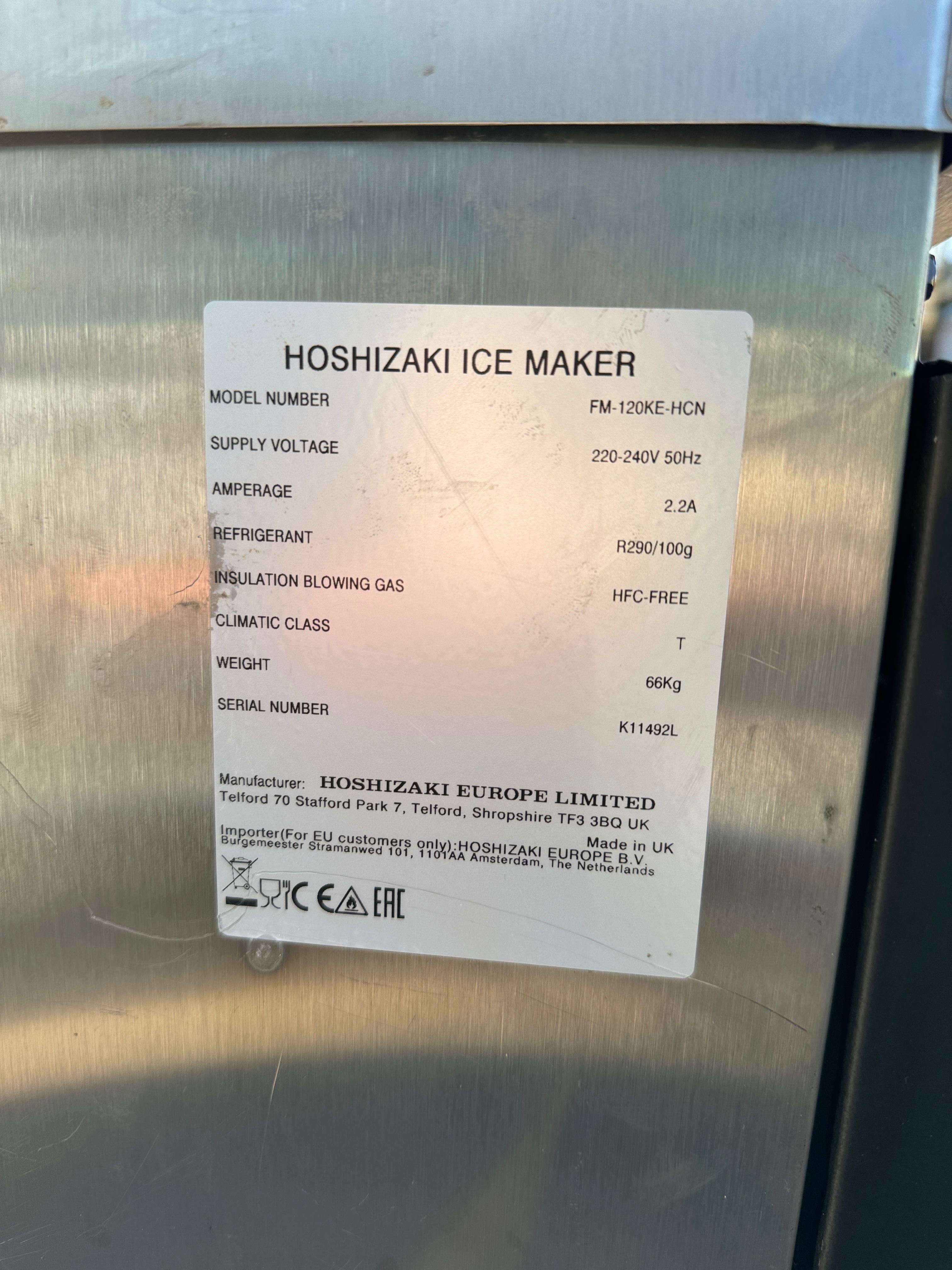Льдогенератор гранулированного льда Hoshizaki ICE maker с Германии