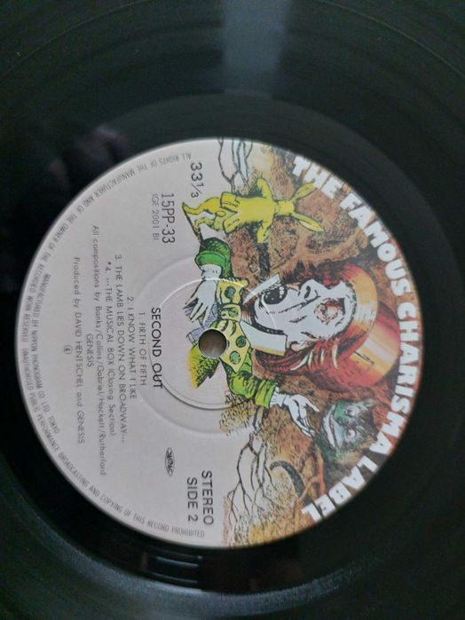 Пластинка Genesis ‎1977 Seconds Out (2LP Charisma ‎– 15PP-33/34 Japan)