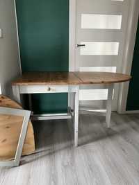 Stół rozkładany drewniany Ikea Gamleby lita sosna