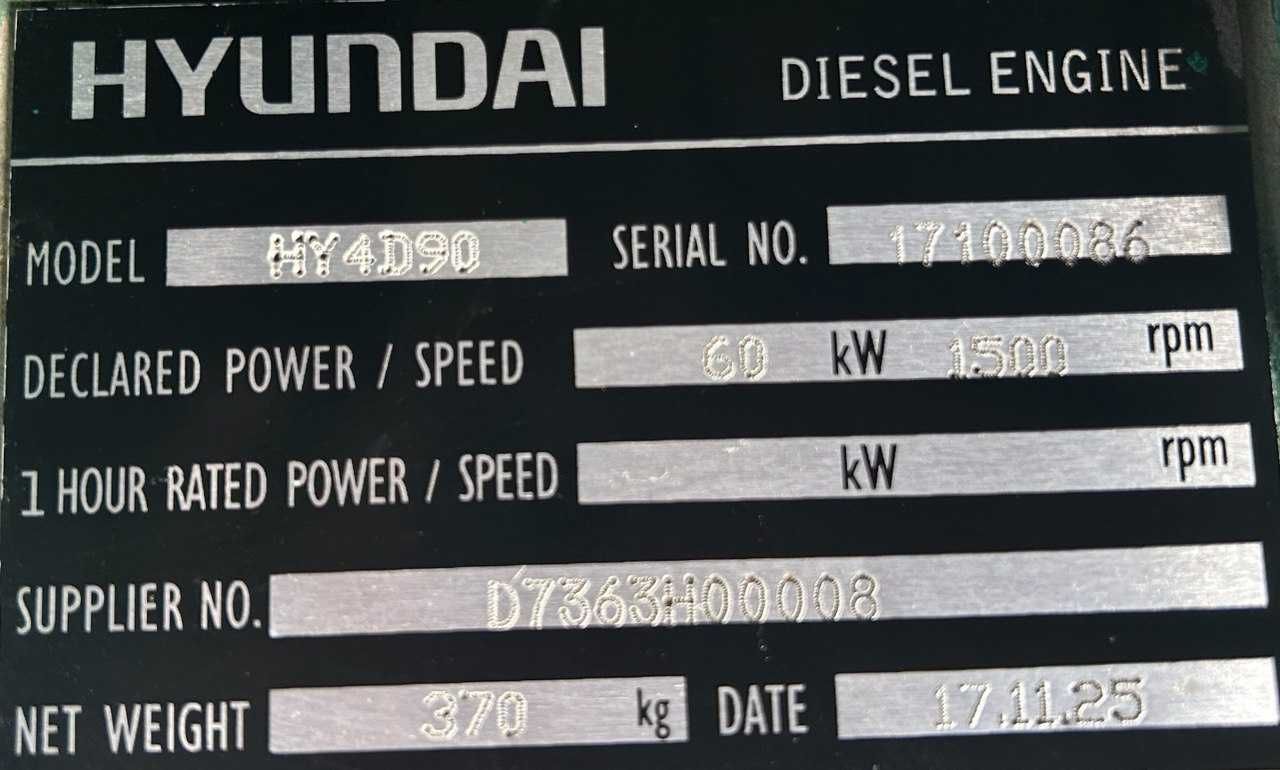 Дизельний генератор Hyundai DHY75KSE