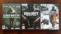 3 Gry PC Call of Duty 4 Modern Warfare Spec Battlefield Bad Company 2