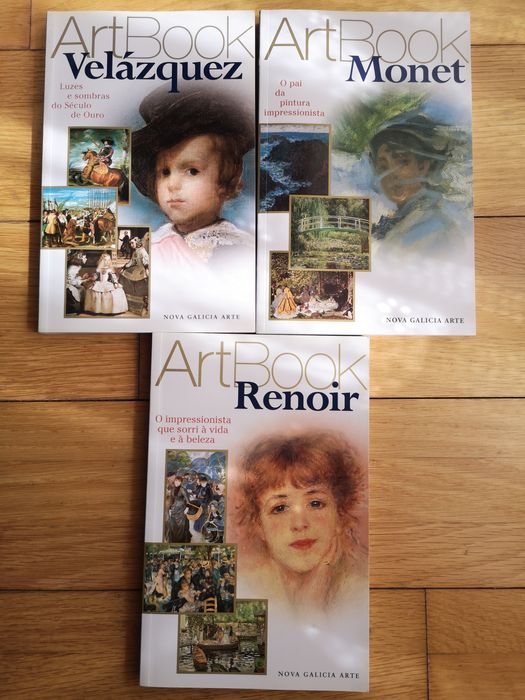 Artbook Pintura - Picasso, Renoir, Leonardo, Gaugin, Van Gogh, etc