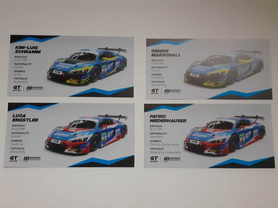 Audi Rutronik Team-autografy