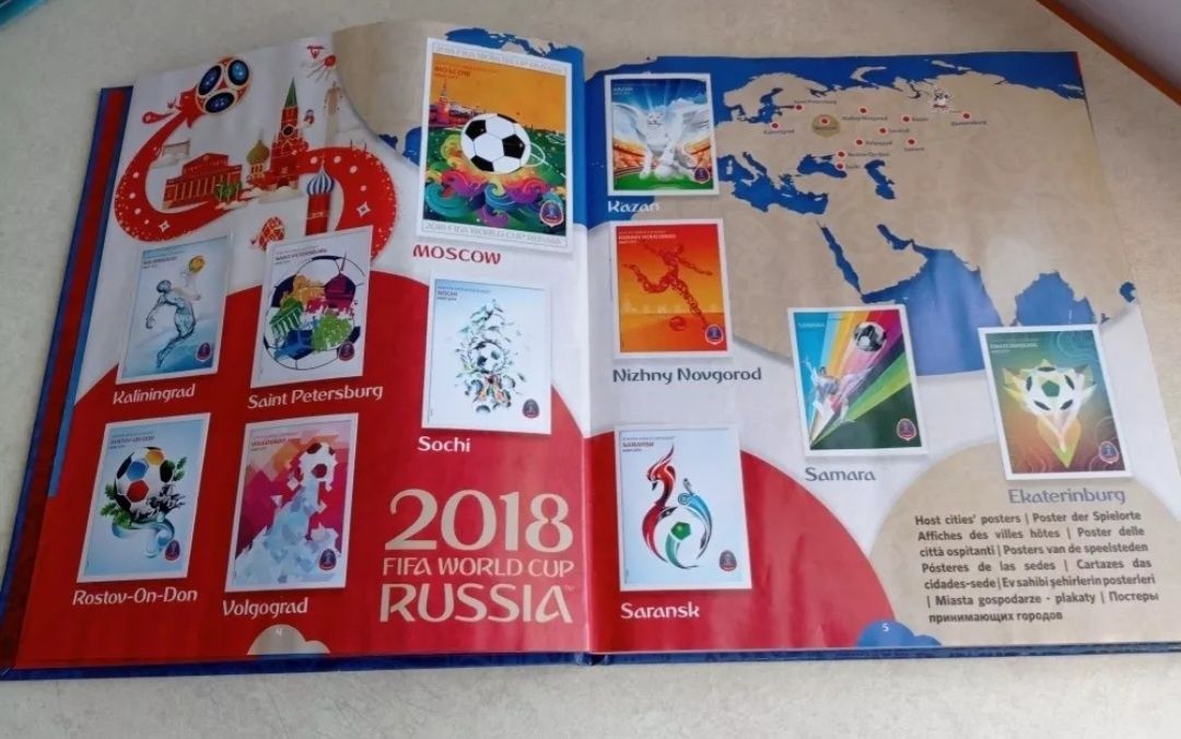 Caderneta Mundial 2018 Capa Dura Completa