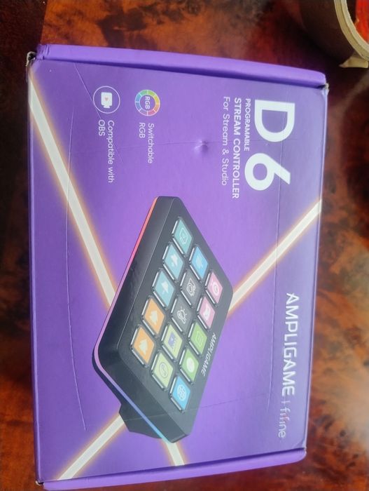 FIFINE AmpliGame D6 – kontroler streamera / makro klawiatura z LCD i R