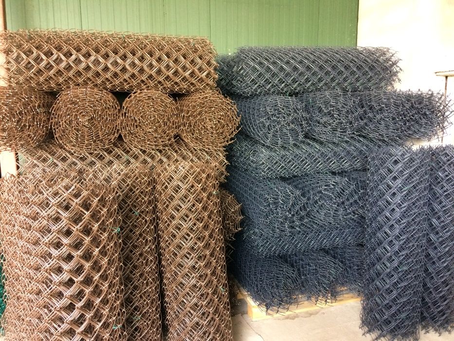 Siatka ocynk + PCV 1,25m