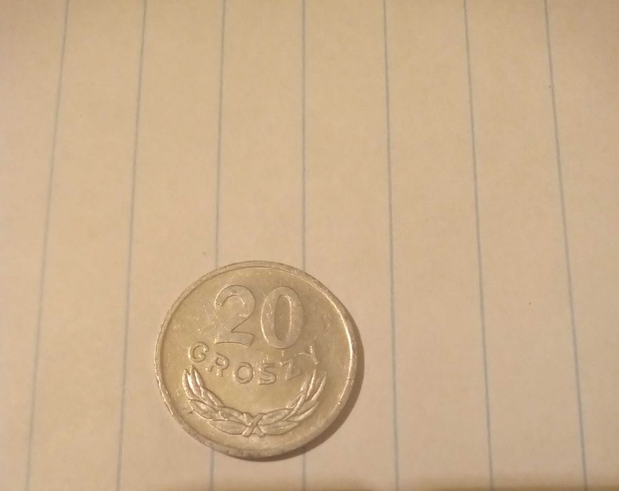 Moneta 20 groszy 1985 tzw. Odwrotka kolekcjonerska, cena z dostawą