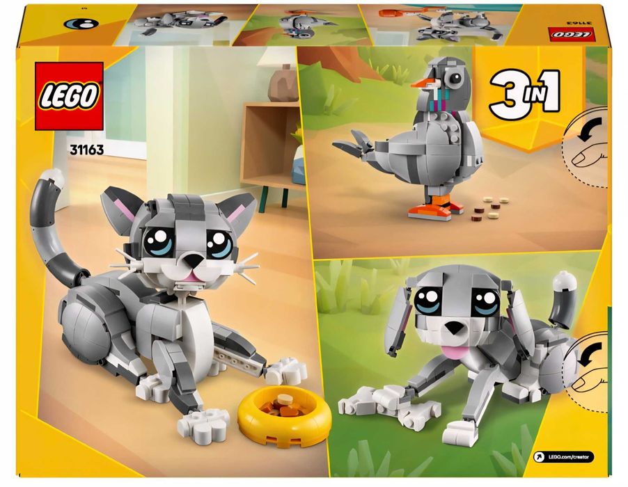 LEGO Creator 3 w 1 Psotny kot 31163