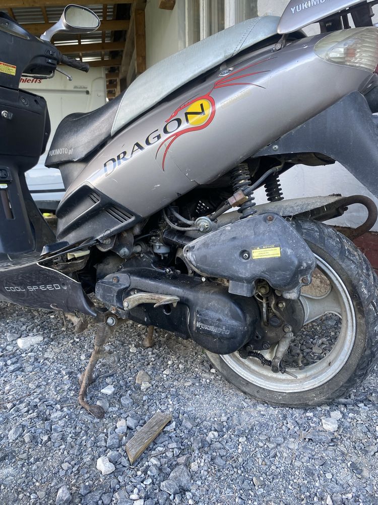 skuter na częsci yukimoto 50 2t