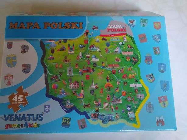 Puzzle mapa Polski