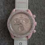 Omega Swatch Wenus SO33P100 - różowo-świetlny, gotowy do użycia