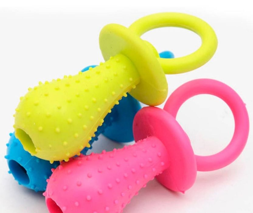 Гумова іграшка для собак із дзвіночком