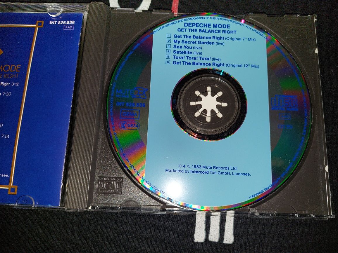 Depeche Mode Get The Balance Right live 1983 CD z 1987