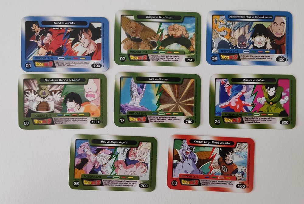 Karty Dragon Ball Chio