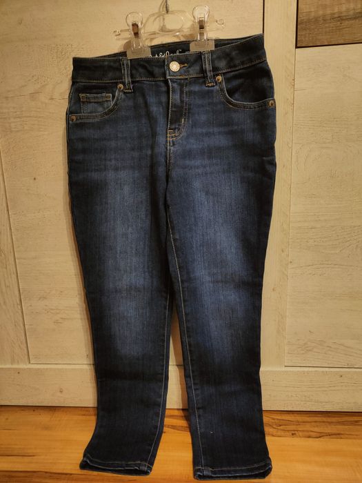 Jeansy 128/134 Cat & Jack nowe