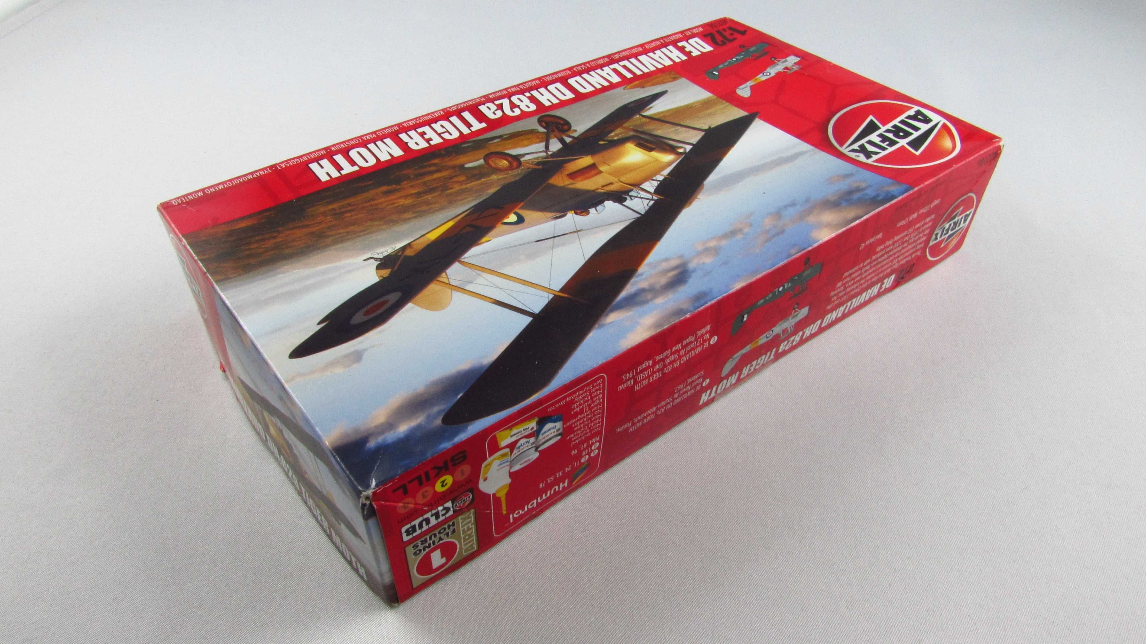 AIRFIX - De Havilland DH.82A Tiger Moth Model Samolot Myśliwiec - 1:72