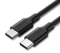 Якісний кабель Ugreen USB C to USB Type C. PD 60W. 3A. 1 метр.