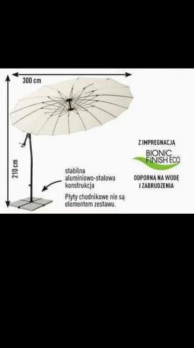 Parasol ogrodowy
