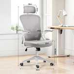 Ergonomiczne krzesło biurowe Ahua White