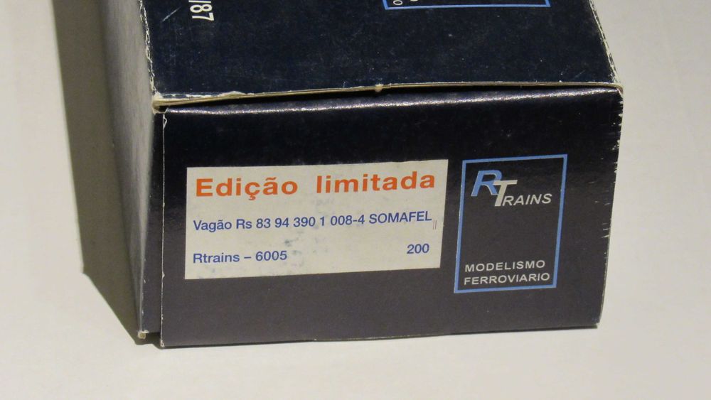 Vagão Somafel Rs RTrains H0 primeira edição novo