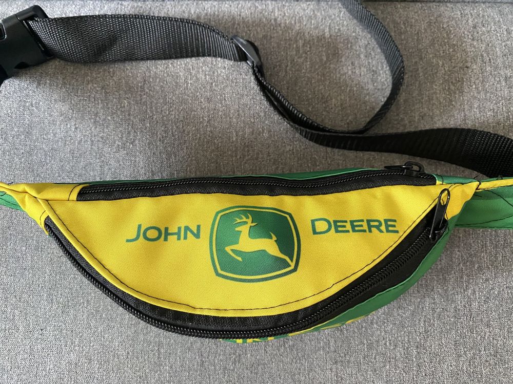 John Deere nowa nerka zielona zółta saszetka