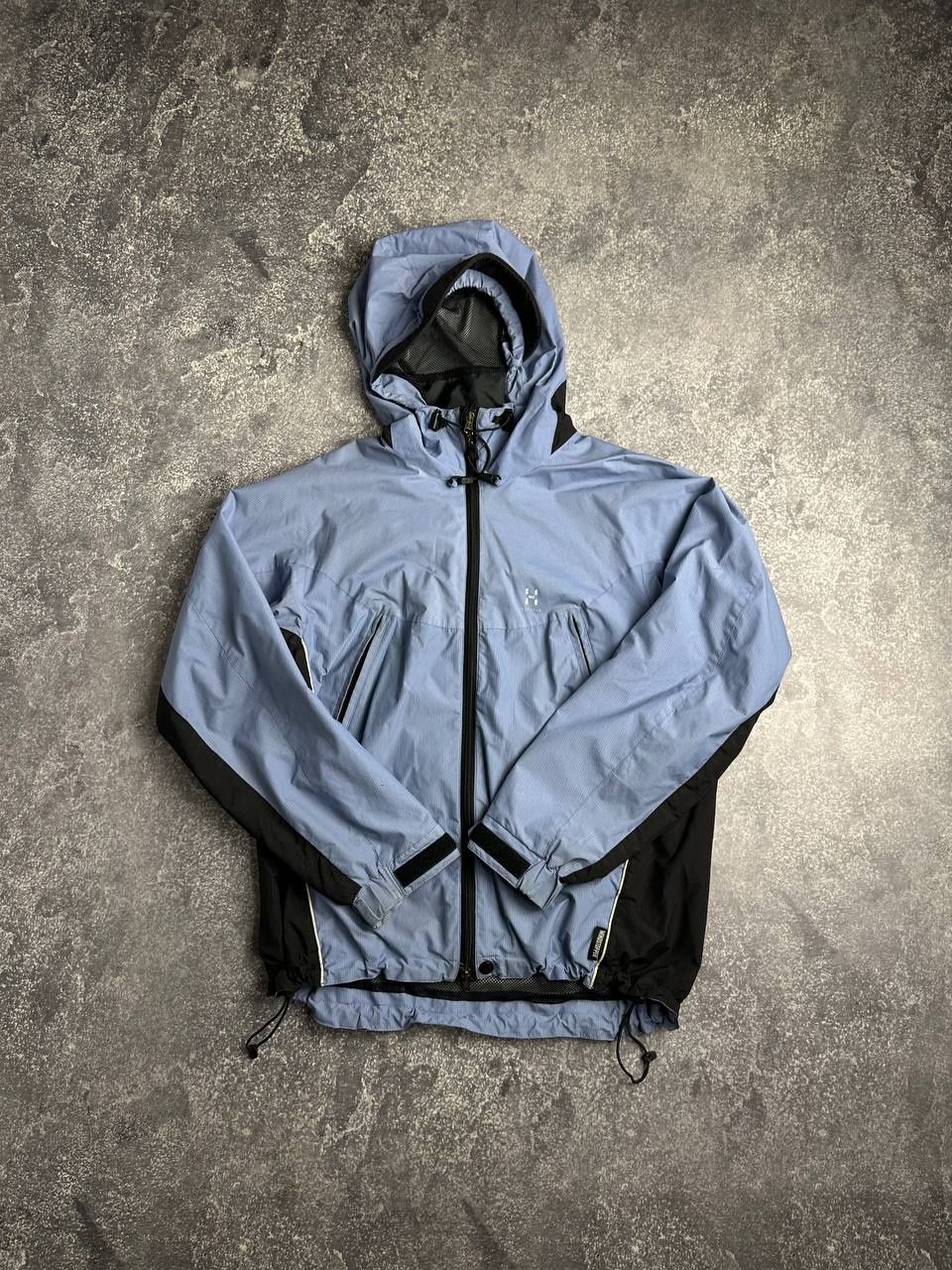 Haglofs goretex вітровка ветровка куртка курточка синяя голубая С М Л