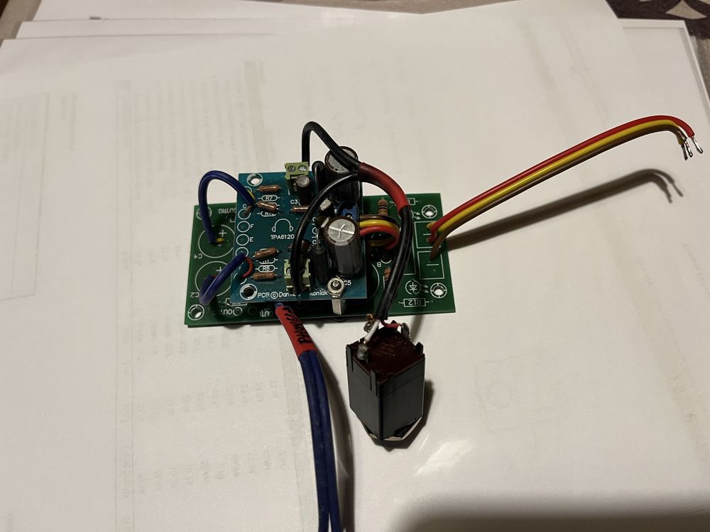 Wzmacniacz słuchawkowy + Buffer for CD TPA6120