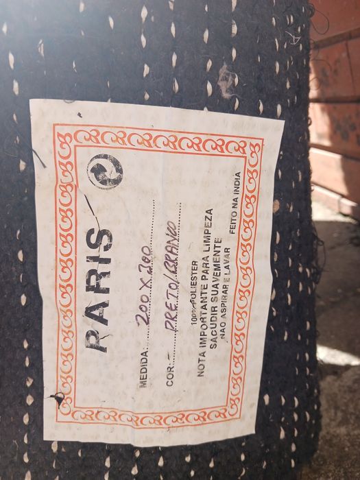 Tapete 100% Poliéster 3m x 2m